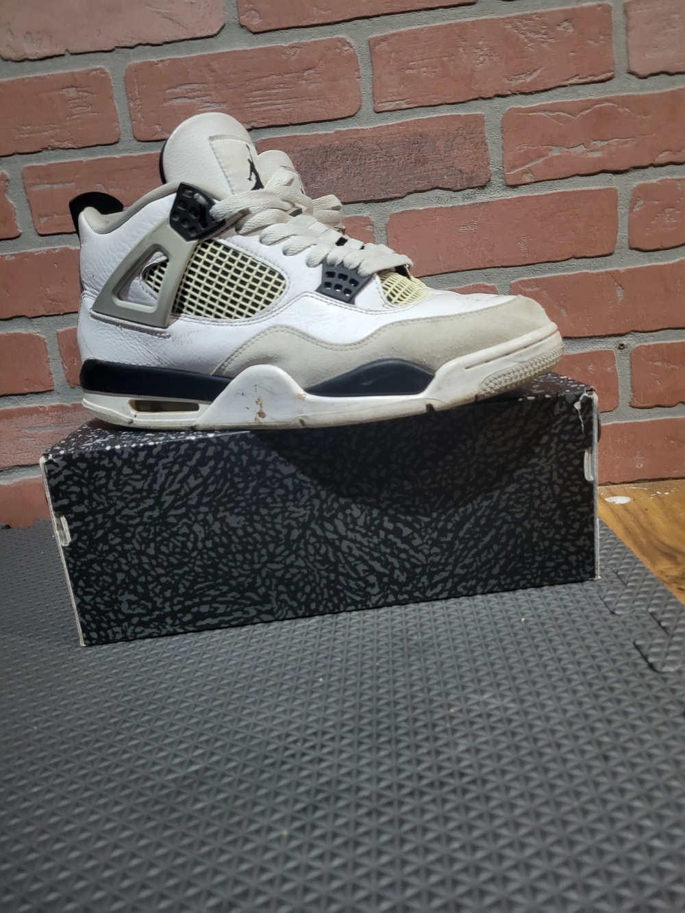 Size 10.5 - Jordan 4 Retro Mid Military Black